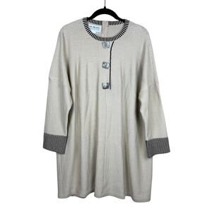 The Michael Collection Tan Santana Knit Wool Blend Tunic Dress Size 3X